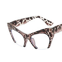 Женские имиджевые очки - глаз кошки - леопард