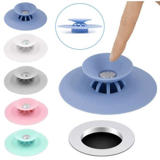 Пробка для ванни силіконова 7301, фото 1