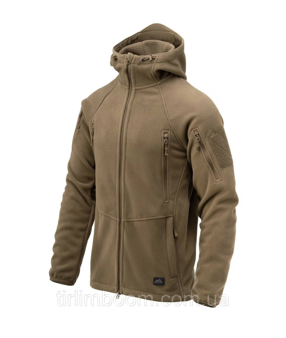 Флісова кофта тактична Helikon-tex Patriot Mk2 Hybrid Fleece coyote S