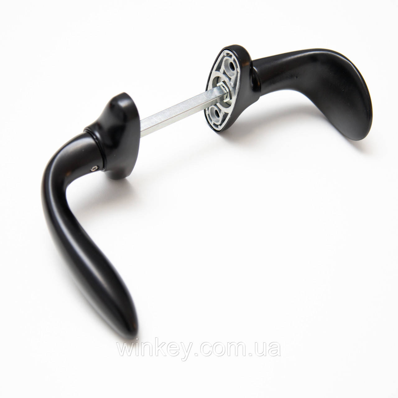 Ручка дверна натискна-ухват STUBLINA 1028 чорна, фото 1