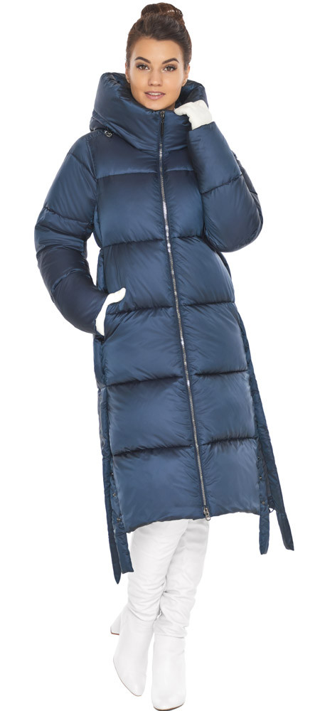 Куртка жіноча комфортна колір сапфірова модель 53875