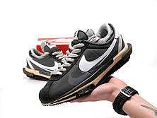 Чоловічі кросівки Nike Waffle Sacai Khaki Green White Beige ALL09438, фото 4