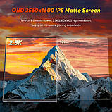 Портативний ультратонкий 2,5K монітор Sibolan 16" 2560*1600 IPS QHD, фото 5