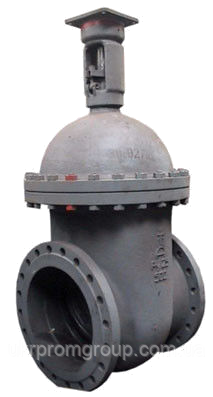 Засувки сталеві 30с927нж, 30с527нж під електропривод або редуктор Ру25, фото 1