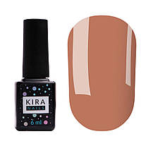 Гель-лак Kira Nails №114 (розово-коричневый, эмаль), 6 мл