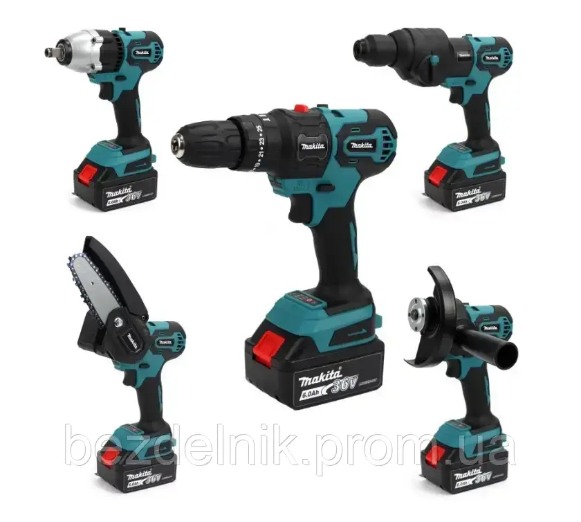 Акумуляторний шурупокрут 5В1 MAKITA DF482DWE