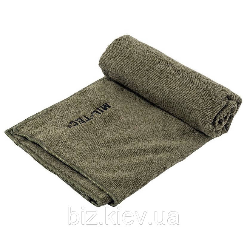Швидкосохнучий рушник Mil-Tec Olive туристичний 60 x 120 см зелений