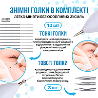 Електрокоагулятор плазмовий прилад для видалення папілом бородавок апарат Plasma Pen (плазмова ручка) XPREEN 051, фото 7