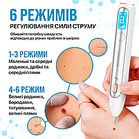 Електрокоагулятор плазмовий прилад для видалення папілом бородавок апарат Plasma Pen (плазмова ручка) XPREEN 051, фото 4