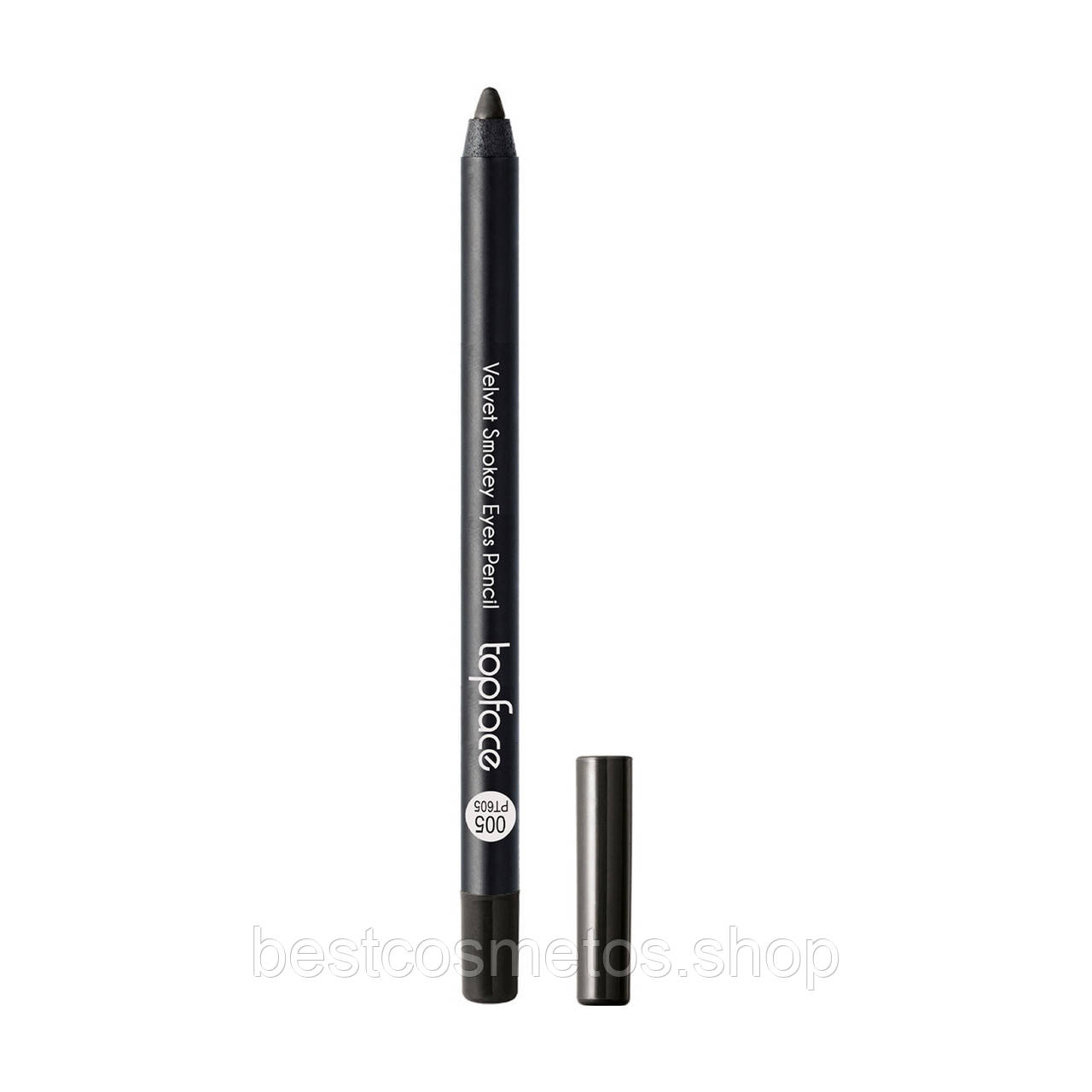 Олівець для очей водостійкий Velvet Smokey Eyes Pencil №5(Grey) Topface 1,2 г