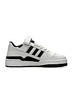 Adidas Forum Low White Black New кроссовки и кеды высокое качество Размер 38
