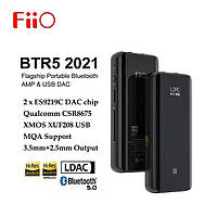 FiiO BTR5 2021 LC (iPhone ver.) - это ресивер Bluetooth ЦАП / DAC / AMP для наушников, QCC5124, aptX, LDAC