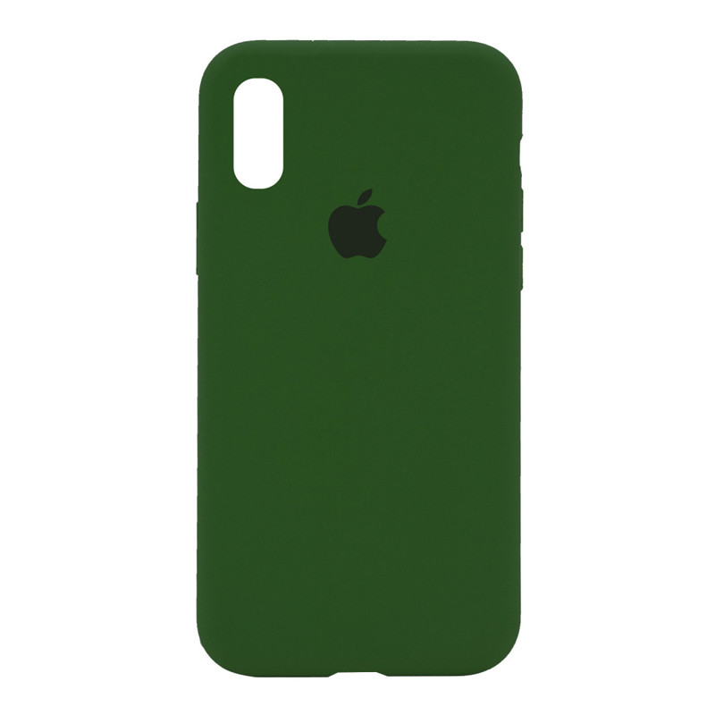 Купить Накладка Original Silicone Case iPhone XR forest green, цена 218