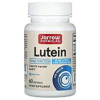 Лютеин для здоровья глаз, Jarrow Formulas "Lutein" с зеаксантином, 20 мг (60 гелевых капсул)