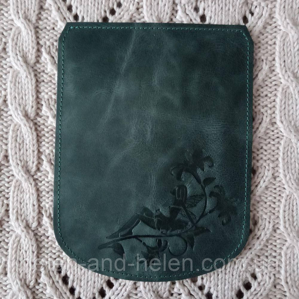 Клапан для рюкзака "Фея". Колір "Смарагдовий"., фото 1