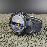 Чоловічий електроний водонепроникний спортівний годинник Skmei 1475 BK, фото 4