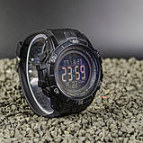 Чоловічий електроний водонепроникний спортівний годинник Skmei 1475 BK, фото 3