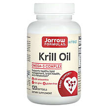 Олія криля Jarrow Formulas "Krill Oil" оmega-3 комплекс з астаксантином (120 гелевих капсул)