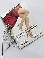Колготи жіночі 40 Den Lady Sabina, бежеві розмір 2
