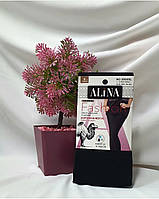 ТЕРМО колготи жіночі на хутрі ALINA (батальні розміри)