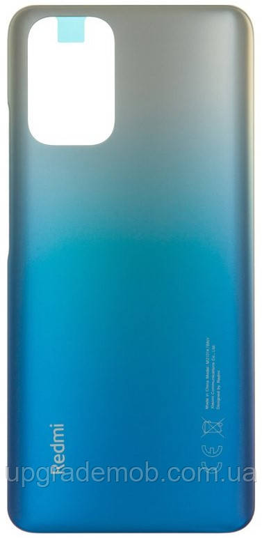 Задня кришка Xiaomi Redmi Note 10S блакитна Deep Sea Blue (Ocean Blue) оригінал