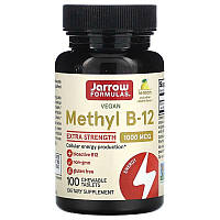 Витамин В12, Jarrow Formulas "Methyl B-12" 1000 мкг, вкус лимон (100 леденцов)