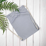 Рюкзак для сублімації сірий 28*39 см, фото 2