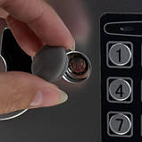 Меблевий металевий домашній сейф з ключами, кодом, електронним замком XL Malatec Польща S22627, фото 5