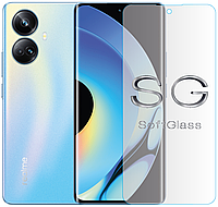 Бронепленка Realme 10 Pro Plus 5G на Экран полиуретановая SoftGlass