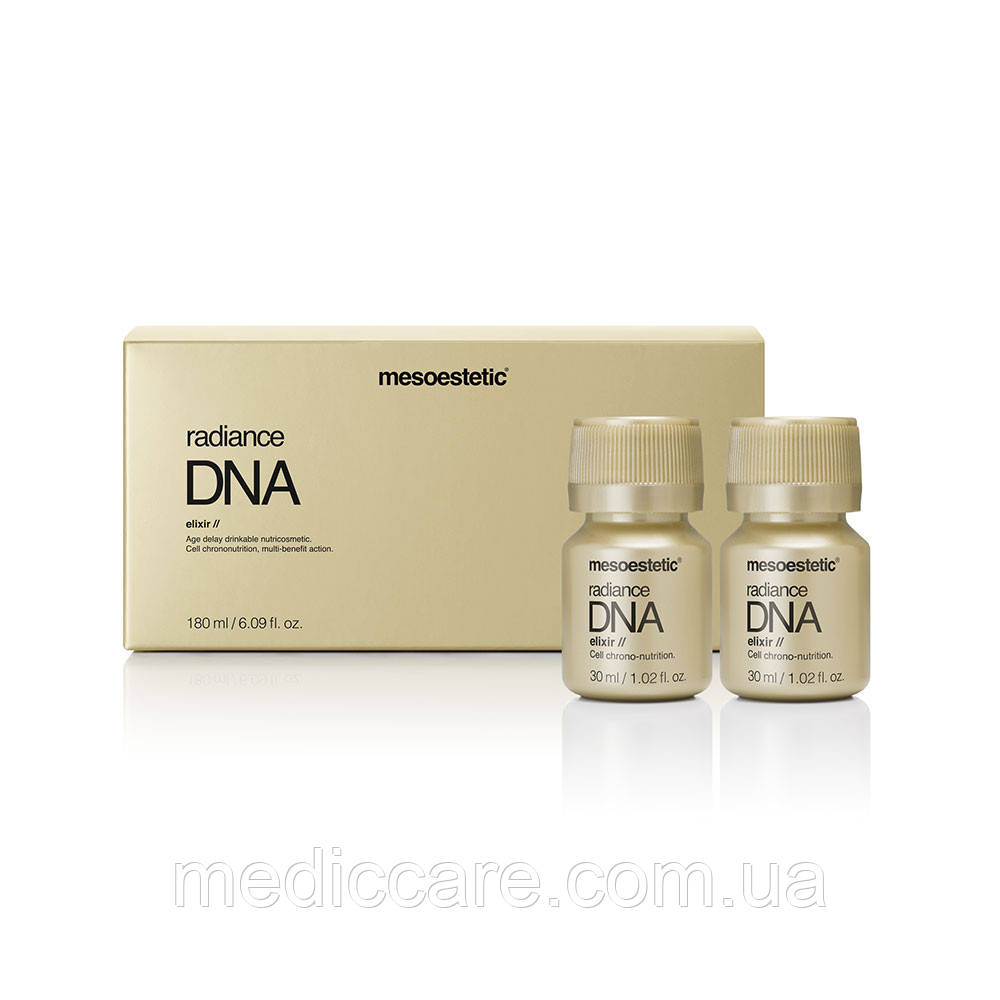 Radiance DNA Elixir — Зміцнювальний і омолоджувальний питний еліксир 6х30 мл. Mesoestetic