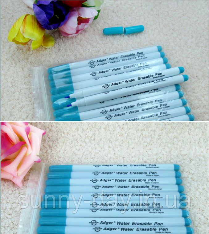 Маркер для розмітки канви, блакитний, фото 1