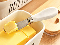 Масленка керамическая Butter 7793 600 мл белая высокое качество