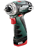 Потужний акумуляторний дриль-шуруповерт Metabo PowerMaxx BS Basic LC 12 : 34 Нм, кейс шуруповерт для дому (600984500), фото 3