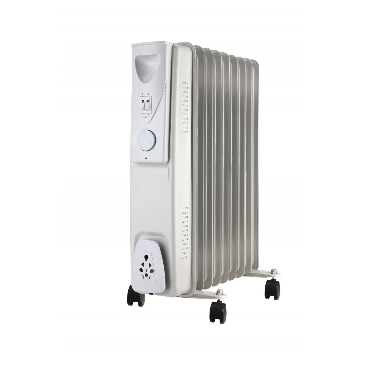 Масляний обігрівач радіатор Volt Polska COMFORT 2000W [9 ребер], безшумний, з термостатом і захистом від перегріву, фото 1