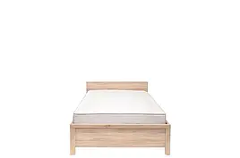 Ліжко односпальне LOZ 90 (з каркасом, без матраца) Каспіан Дуб сонома Gerbor