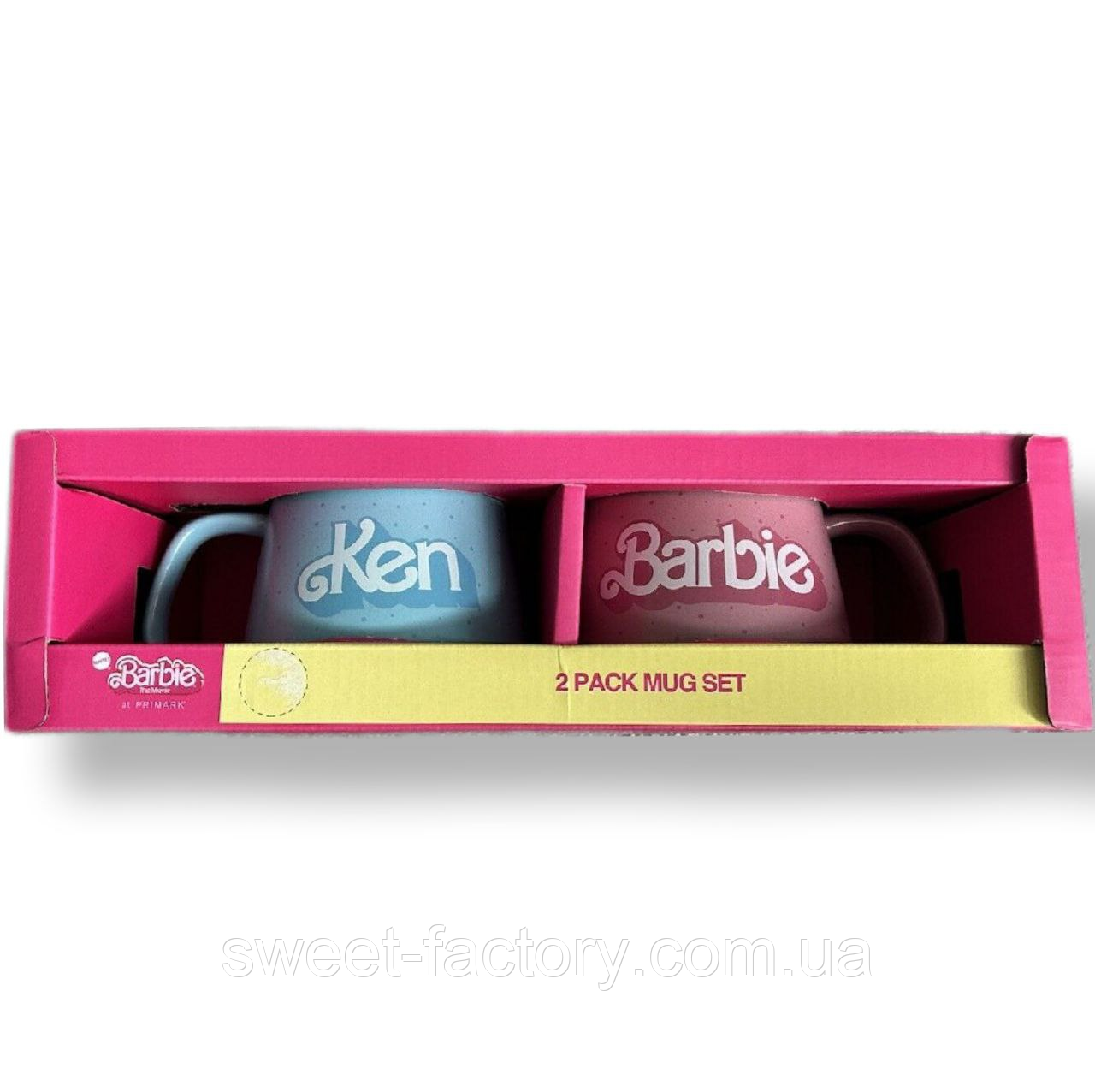 Набір Чашок Primark Barbie The Movie Mugs Барбі та Кен 2s