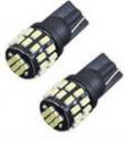 Светодиодная лампа T10 - W5W 30SMD (3014) Black + драйвер