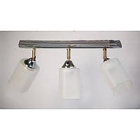 Люстра стельова на три лампи Е2 спрямованого світла (MD11671-3-CR-WT)