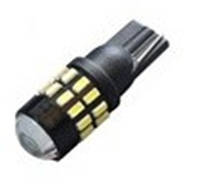 Светодиодная лампа T10 - W5W 30SMD (3014) линза, Black + драйвер