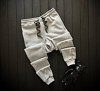 Спортивные штаны мужские зимние с начесом Gand серые | Брюки мужские утепленные зима