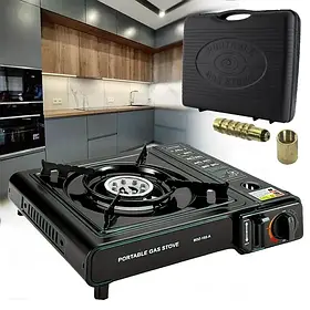 Портативна туристична газова плита на 1 конфорку 342х275х113 мм