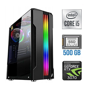 Ігровий ПК MT/ Core i5-10400F/ 16 GB RAM/ 500 GB SSD/ GeForce RTX 3070 8GB/ 600W, фото 1