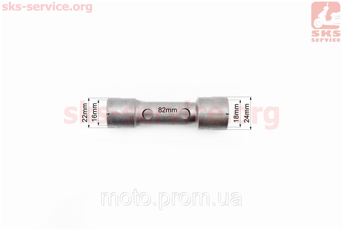 Ключ свечной для 4Т - 16/18mm (каленый) (301696) (ID#254830642), цена ...