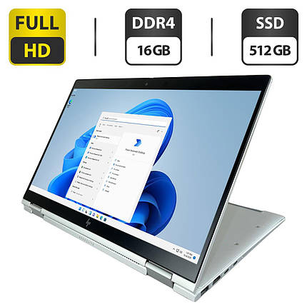 Ноутбук Б-клас HP EliteBook x360 1040 G6/14" 1920x1080 Touch/ i7-8665U/ 16GB RAM/ 512GB SSD/UHD, фото 1