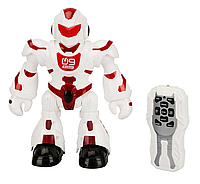Интерактивный танцующий робот Dancing Robot с подсветкой и музыкой для детей от 3 лет 10x25x26см White/Red