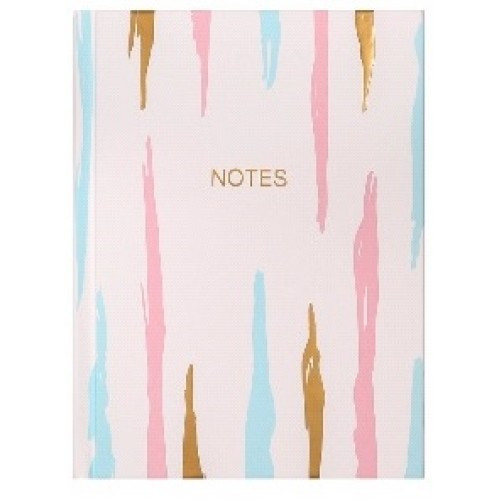 Блокнот В6 80 арк Кольорові мазки-2 уявна КЛІТИНКА 160стор. тверда обкладинка ТМ АртПринт