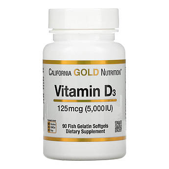 Vitamin D3 125mcg(5000IU) - 90soft