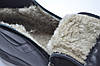 Чоловічі комфортні зимові шкіряні черевики чорні IKOS 16211, фото 4