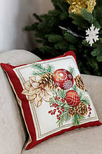 Наволочка гобеленова  PRESENT Шишки ТМ ПРОВАНС