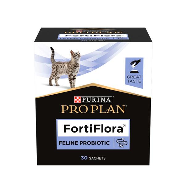 Pro Plan Veterinary Diets Fortiflora кормовая добавка с пробиотиком для кошек 5 шт - фото 1 - id-p1983196105